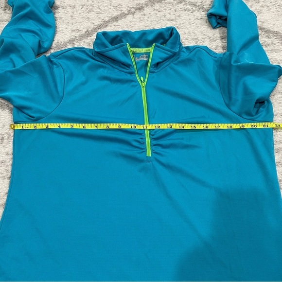 Under Armour Blue and Green 1/2 Zip Jacket - Picture 9 of 11